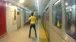 Subway shark spoof on Toronto transit line