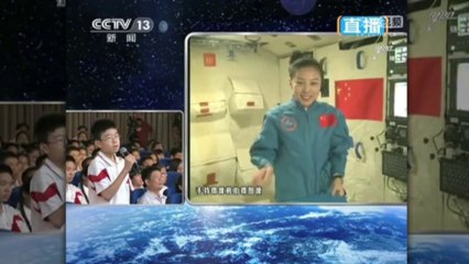 Un cours de sciences en direct de l’espace