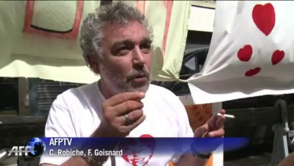 Paris: un père en grève de la faim pour son fils handicapé