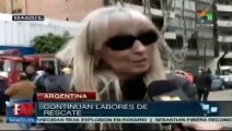 Continúa búsqueda de personas desaparecidas tras explosión en Rosario