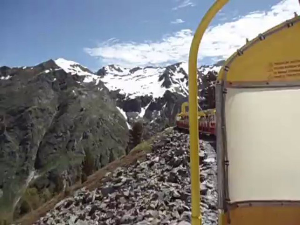Petit Train d'Artouste, vue sur la plaine du Soussouéou.