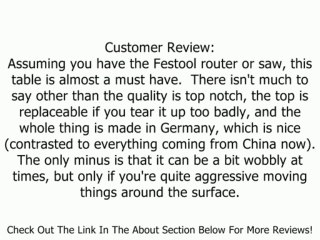 Festool MFT/3 Multifunction Table Review