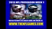 Watch New England Patriots vs Philadelphia Eagles Live Streaming 2013 NFL Preseason Game Online