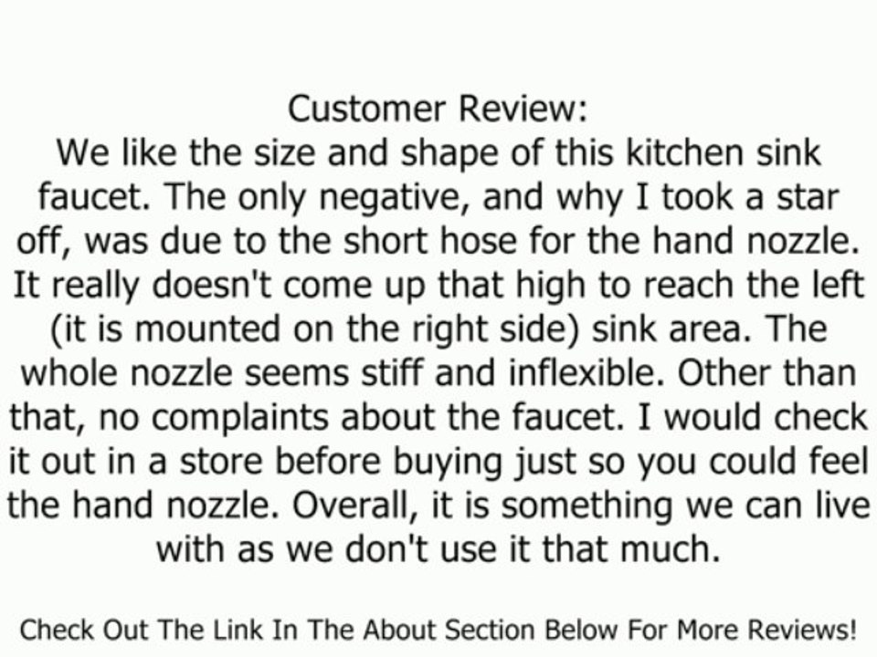 Moen 7790CSL Arbor One-Handle High Arc Kitchen Faucet, Classic Stainless Review