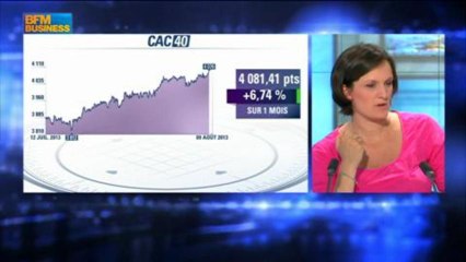 Bilan hebdo : Le rallye d'été du CAC 40 : Stéphane Ceaux-Dutheil, dans Intégrale Bourse - 09/08