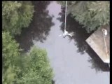 Mon saut à l'élastique au pont de la Souleuvre de 61m