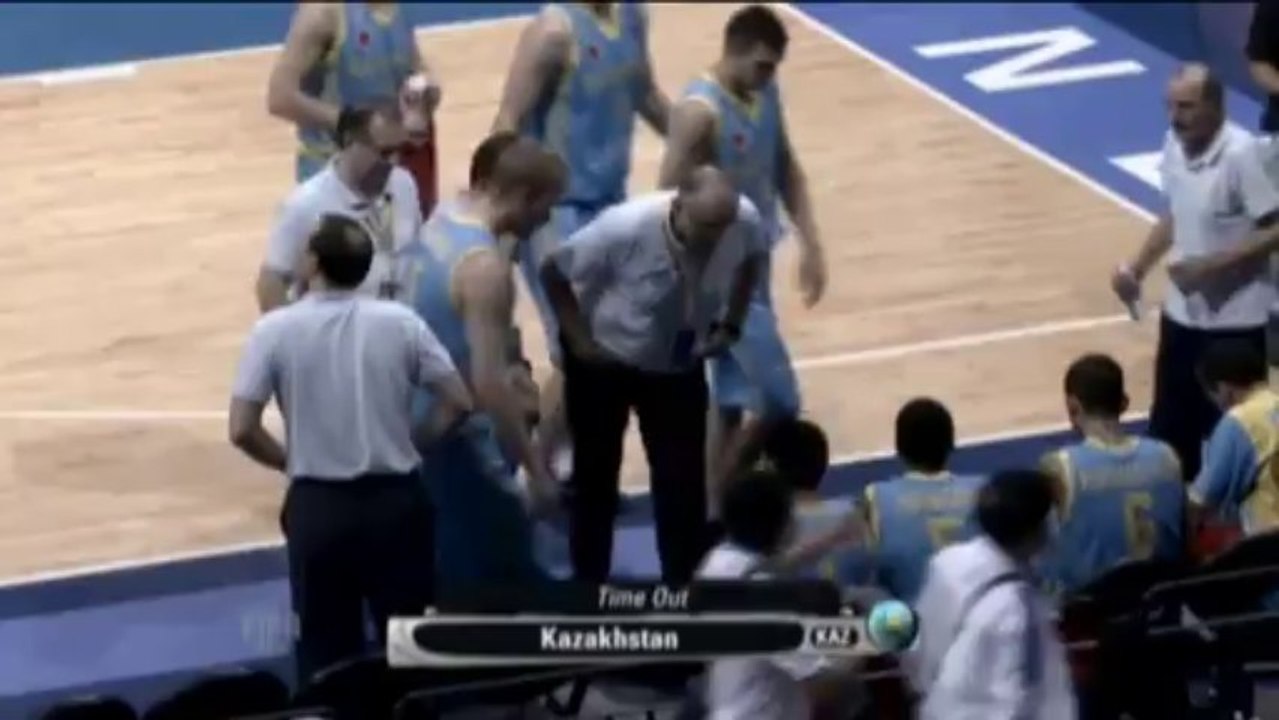 Kuriose Szene: Kasache hört zu früh auf