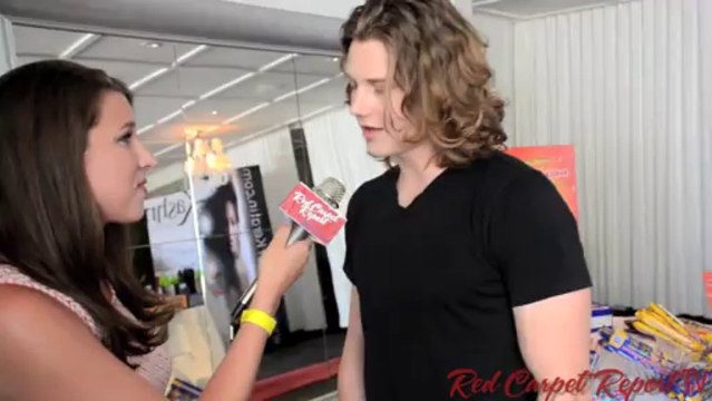 Alex Saxon at Red Carpet Events LA's 2013 #TeenChoice Gift Suite @saxonalex