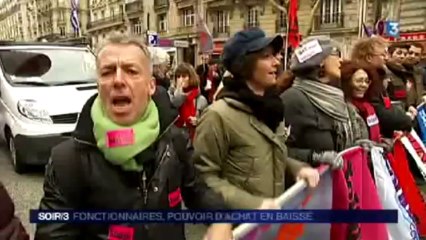 Fonctionnaires : pouvoir d'achat en baisse