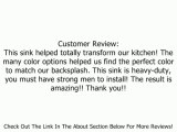 KOHLER K-6488-0 Whitehaven Self-Trimming Apron Front Single Basin Sink with Short Apron, White Review