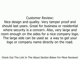 MailBoss 7208 Package Master Curbside Security Mailbox Review