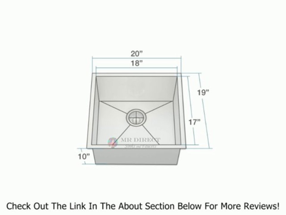 Undermount Stainless Steel Kitchen / Utility Sink Review
