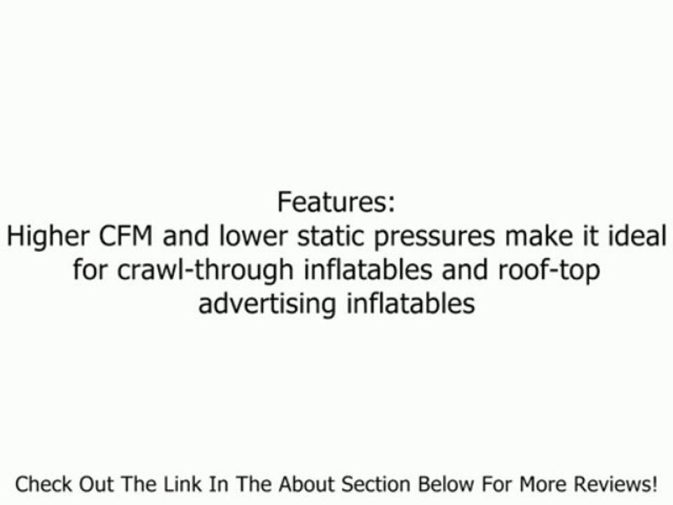 B-Air Grizzly Air Mover / Floor & Carpet Dryer - 1/3 HP, Safety Certified, Model# GP-33-ETL Blue Review