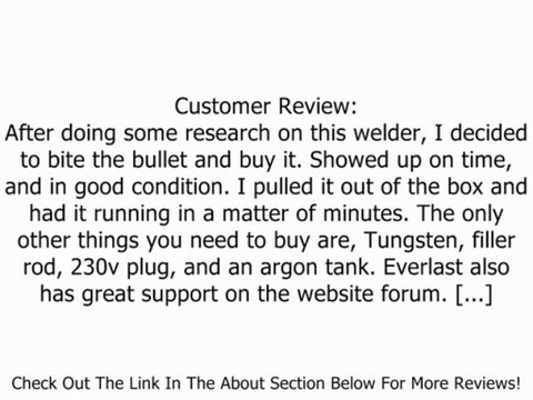 Everlast PowerTig 200DX AC DC TIG Stick Pulse Welder 220/240 Volt Inverter Review