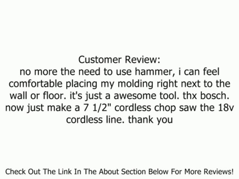 Bosch Bare-Tool FNH180-16B 18-Volt Lithium-Ion 16-Gauge Finish Nailer Review