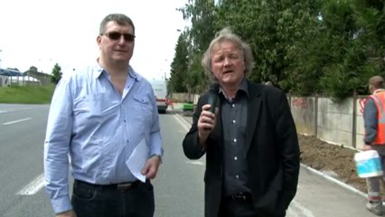 Le Cateau: les travaux de le route de Bohain