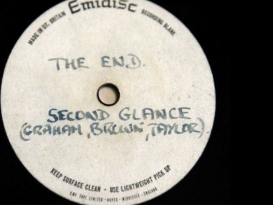 The End  "Second Glance"  Unreleased Acetape" UK Psych