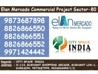 New commercial on sec 80 Elan Mercado+8826866550