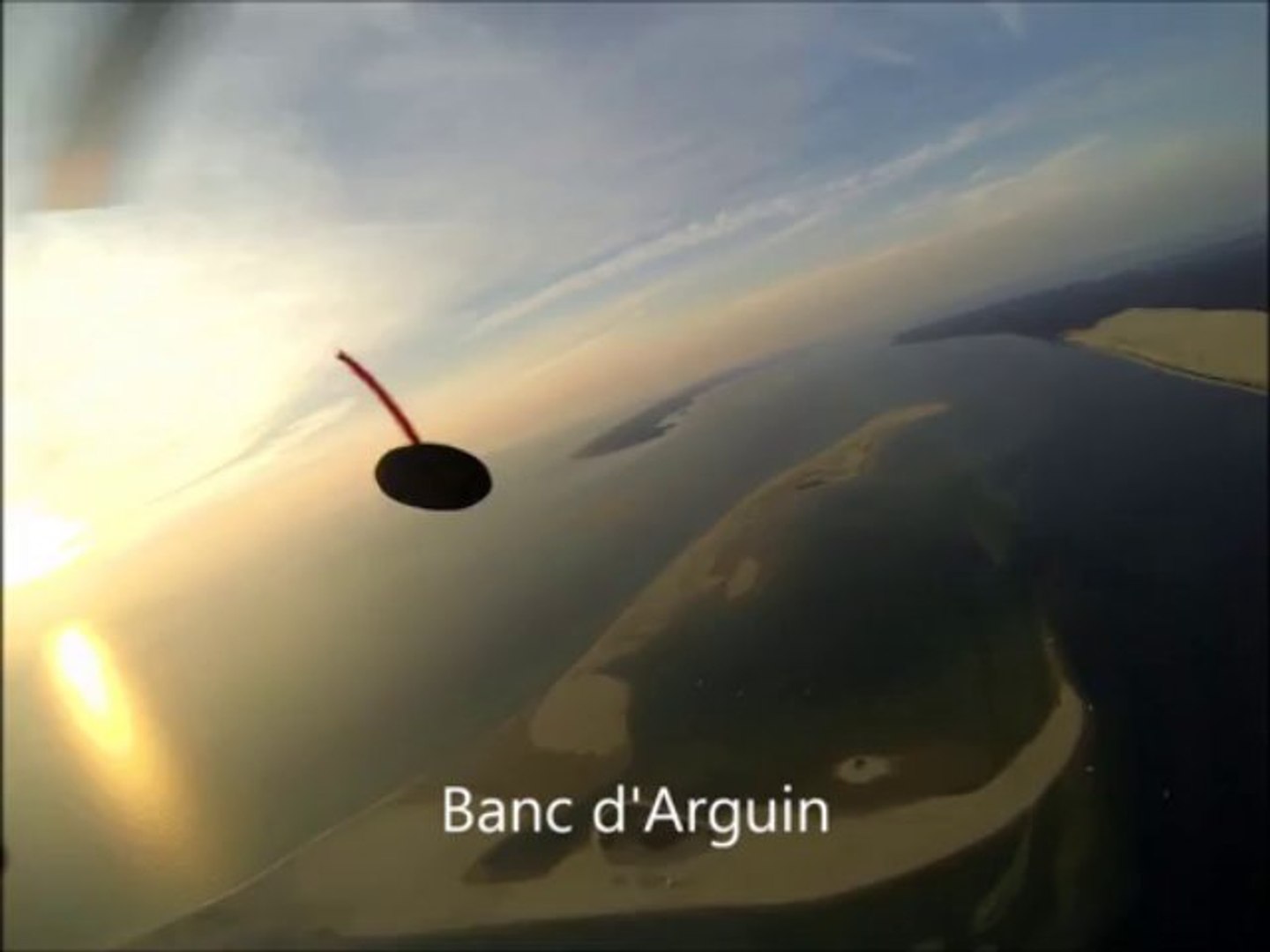 Coucher Du Soleil Arcachon En Hélicoptère Ulm Classe6