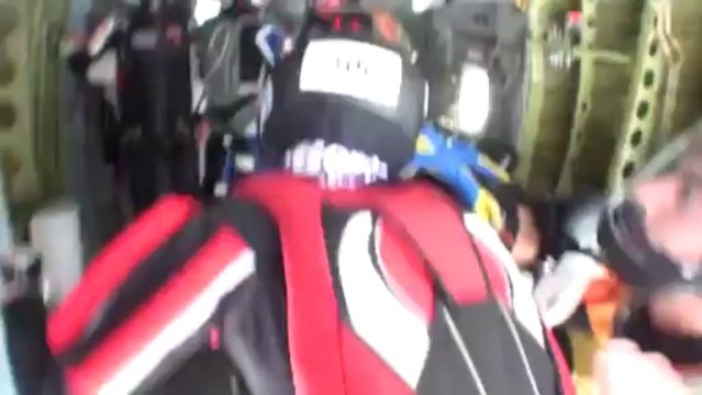 PARACHUTISME - CHAMPIONNATS DE FRANCE VICHY 2013 - VR4 «Kindair Leblanc Saut2»- 9aout13