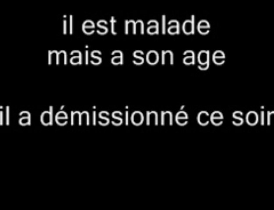 parodie de pow pow " le pape a  démissionné ce soir "