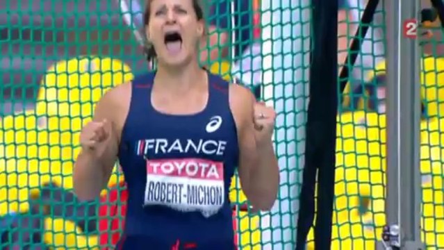 Qualification lancer du disque (F) - ChM 2013 athlétisme (Robert-Michon)