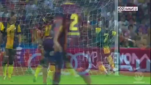 Gerard Piqué Great Goal ~ Malaysia XI vs FC Barcelona