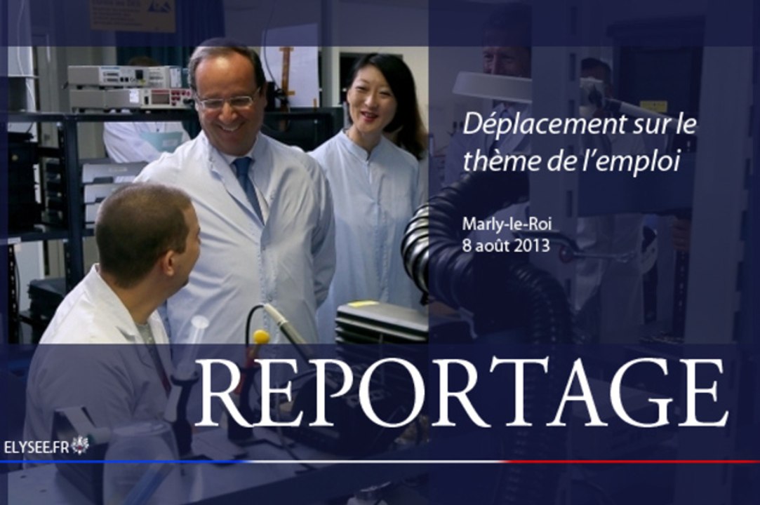 "Une nation qui innove, qui invente, qui investit" : déplacement à Marly-le-Roi