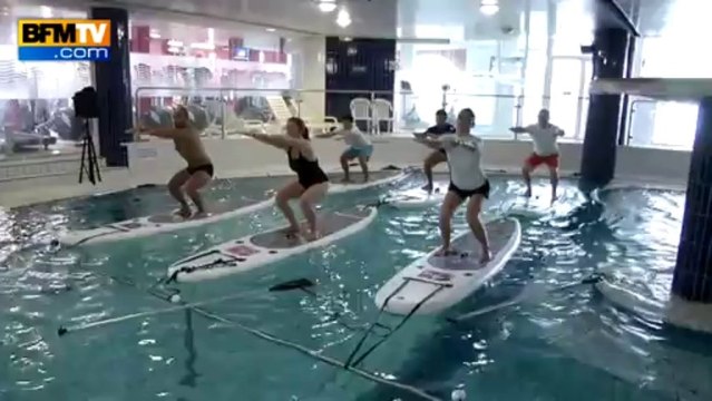 Le stand-up paddle, le nouvel aqua-gym - 10/08