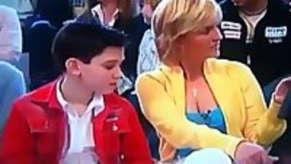 Kid gets caught sneakin a peek