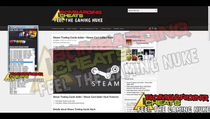 Bombarding Cheats - Steam Trading Card Adder