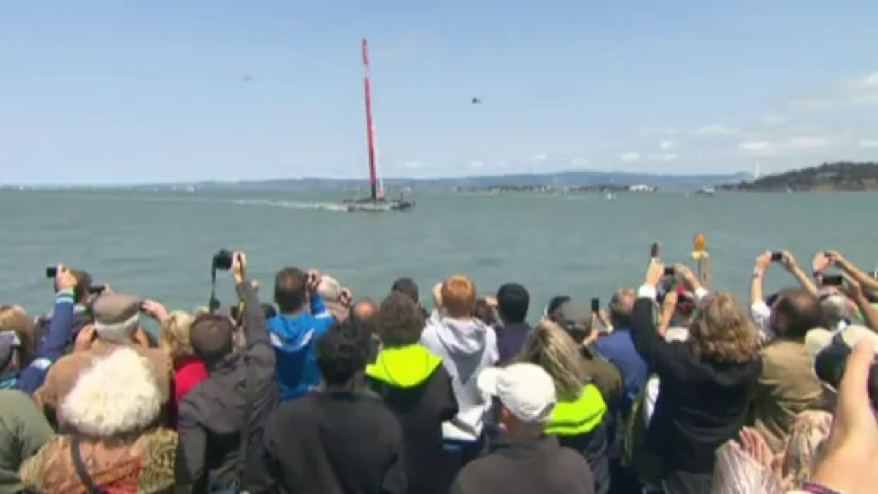 Voile -  Artemis vers la sortie