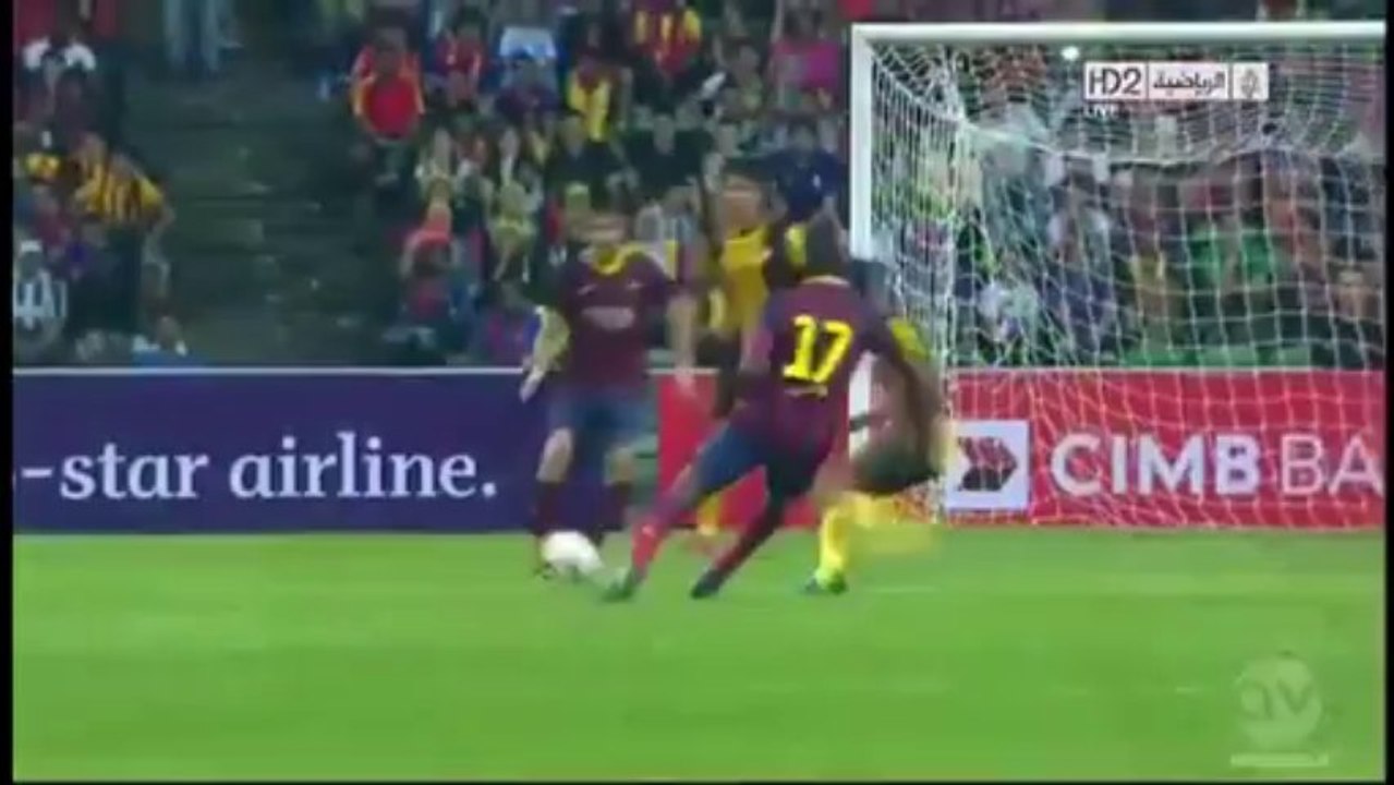 Malaysia XI All Stars vs Barcelona 1:3 GOALS HIGHLIGHTS