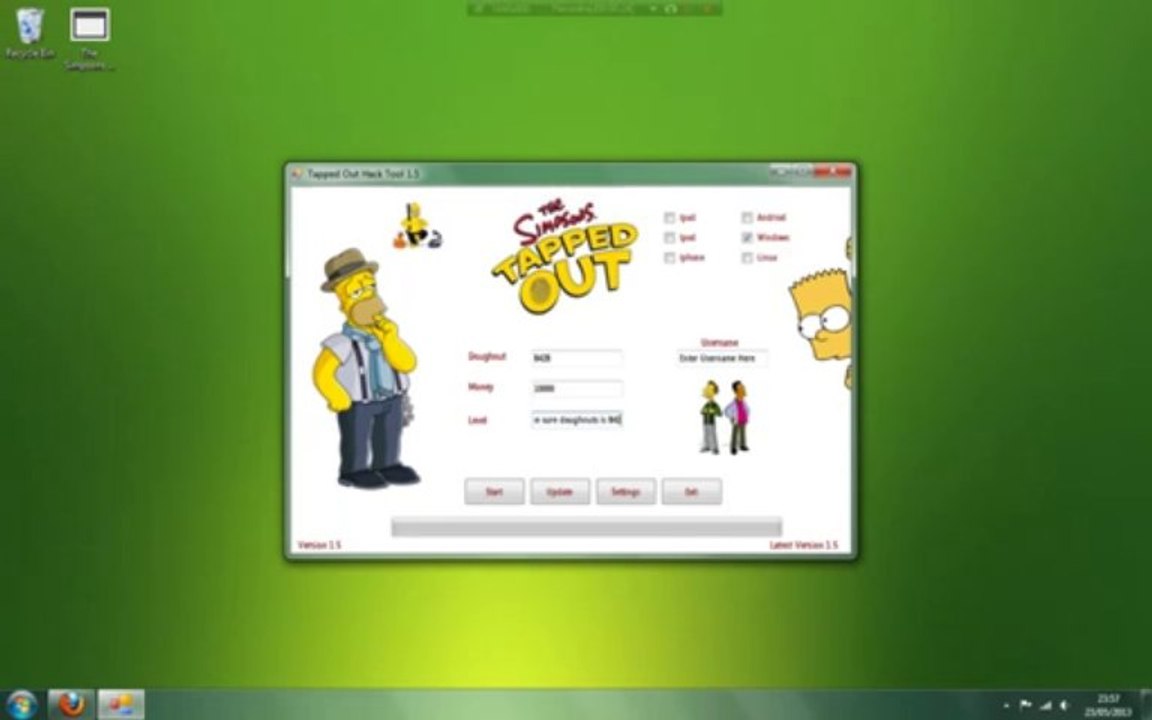 Tapped Out Hack Free Download 2013