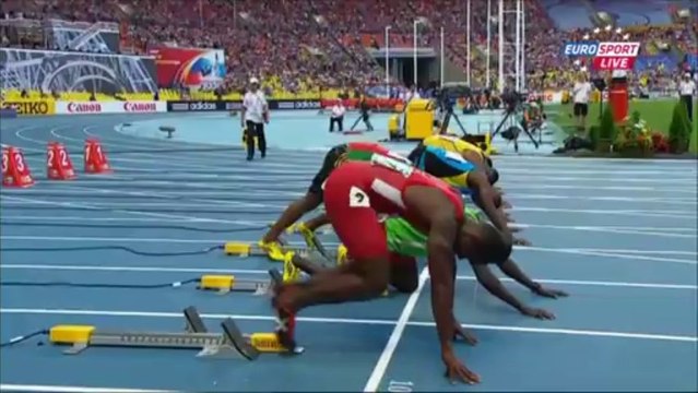 IAAF World Champs #Moscow2013 - 100 mt. Men's 1st Round 3/7