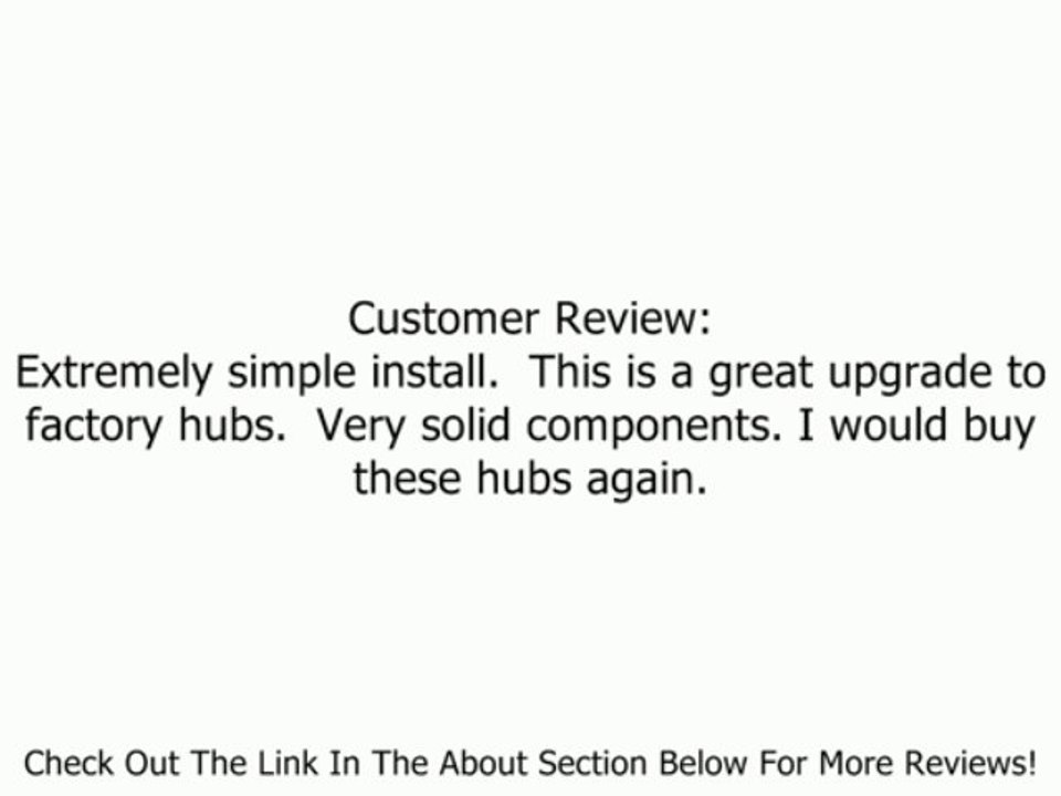 WARN 11690 Standard Manual Hubs Review