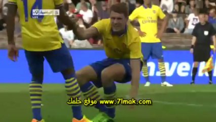 اهداف المباراة الودية مانشستر سيتى × وارسنال