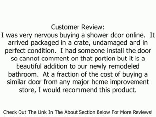 Unidoor Frameless Shower Door (24 in. - Chrome) Review