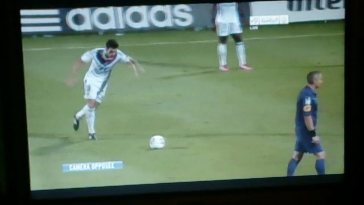 OL Vs OGC - coup franc gourcuff 4-0 L1 S13/14