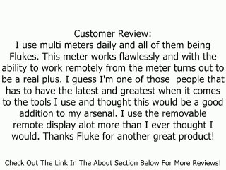 Fluke (FLU233A) Remote Display Multimeter Review