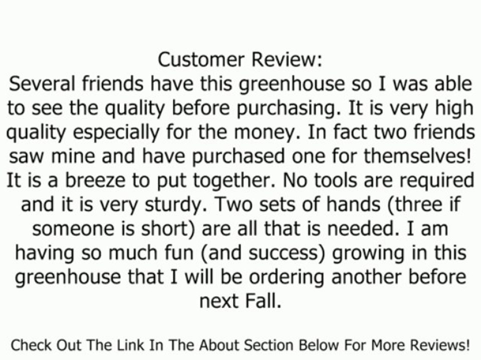 Spring Gardener Gable Greenhouse, 10 Feet X 20 Feet X 9 Feet Review