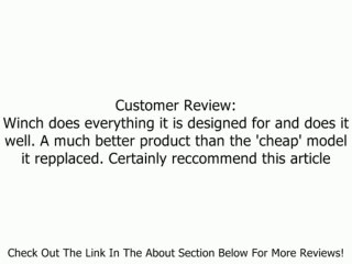 Superwinch 1440200 S4000, 12 VDC winch, 4,000lb/1814 kg single line pull with roller fairlead & 30' remote Review