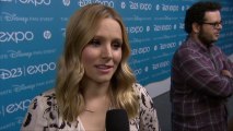 Gorgeous Kristen Bell At D23 Expo Chats About New Animated Movie