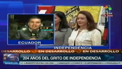 Ecuador celebra 204 años de Independencia