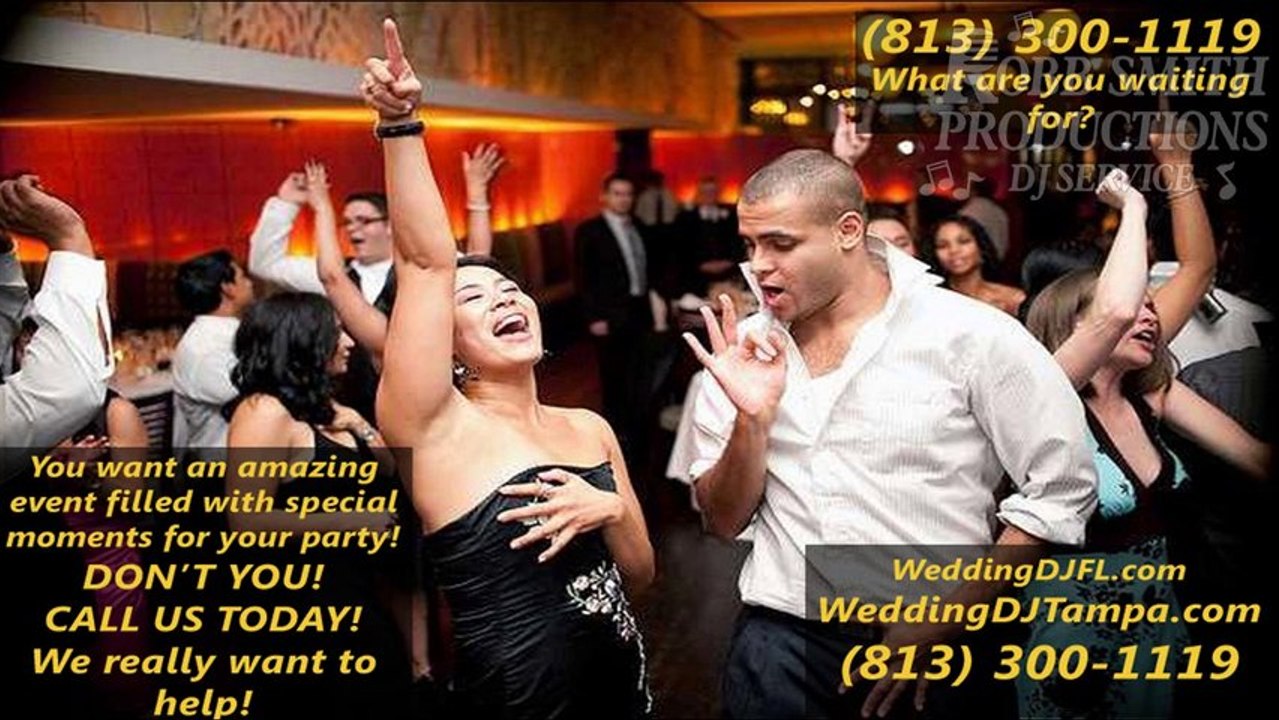 Clearwater Wedding DJ - Robb Smith Productions - 813.300.1119 - Clearwater Wedding DJ
