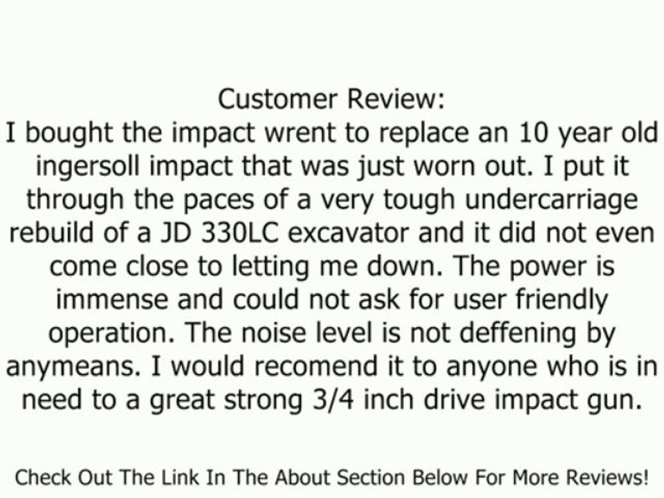 Ingersoll-Rand 2141 3/4-Inch Ultra Duty Air Impact Wrench Review