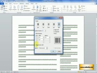Page Layout Tab (Page setup)
