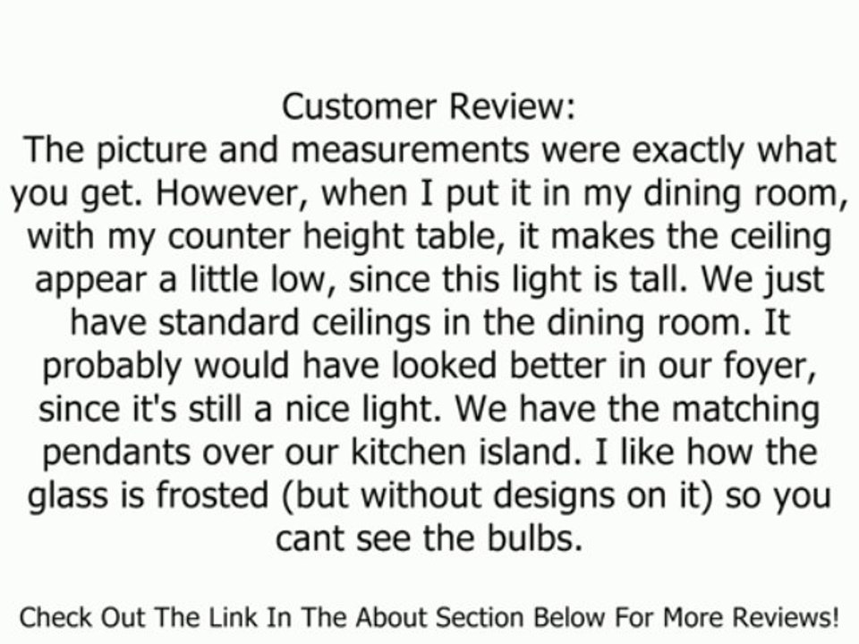 Progress Lighting P4436-09 5-Light Westin Chandelier, Brushed Nickel Review