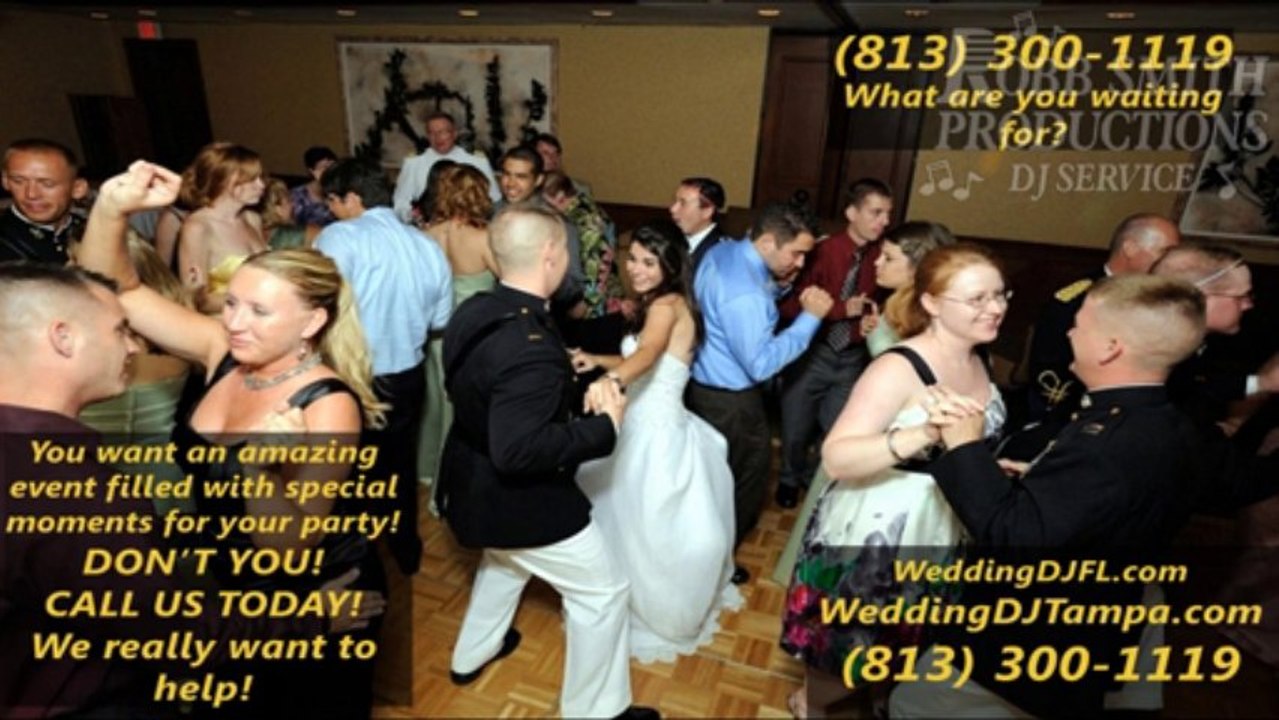 Ybor City Wedding DJ - DJ Robb Smith - 813-300-1119 - Ybor City Wedding DJ