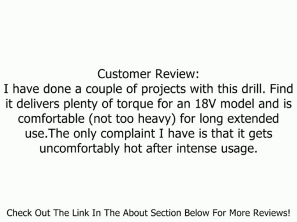 Milwaukee Electric Tool 2602-82 M18 Compact Hammer Drill/Driver Kit, 1/2-Inch Review